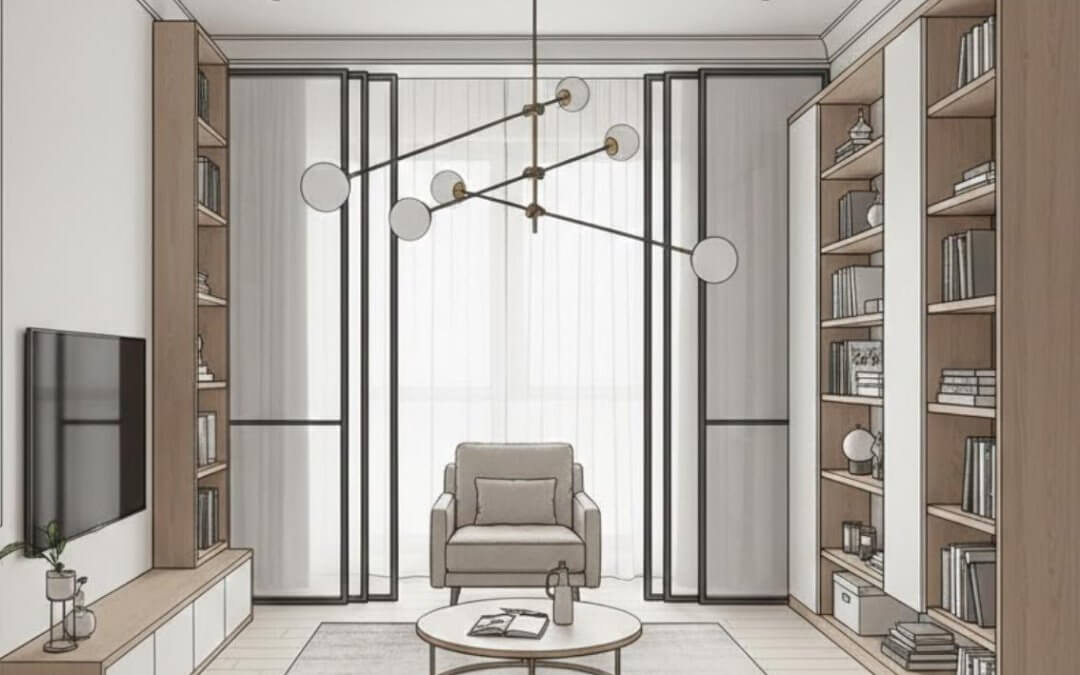 Design funcțional pentru delimitarea camerelor într-o locuință: Echilibrul dintre estetică și utilitate