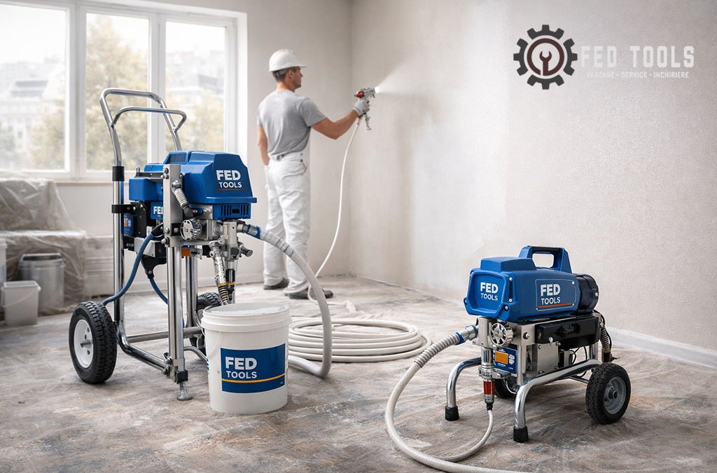 Cum transformă pompele de zugravit airless eficiența în proiectele tale