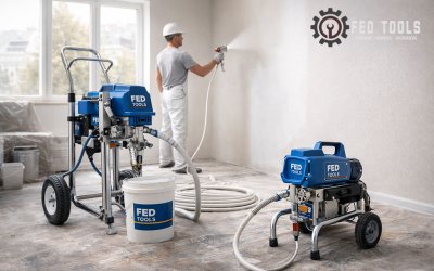 Cum transformă pompele de zugravit airless eficiența în proiectele tale