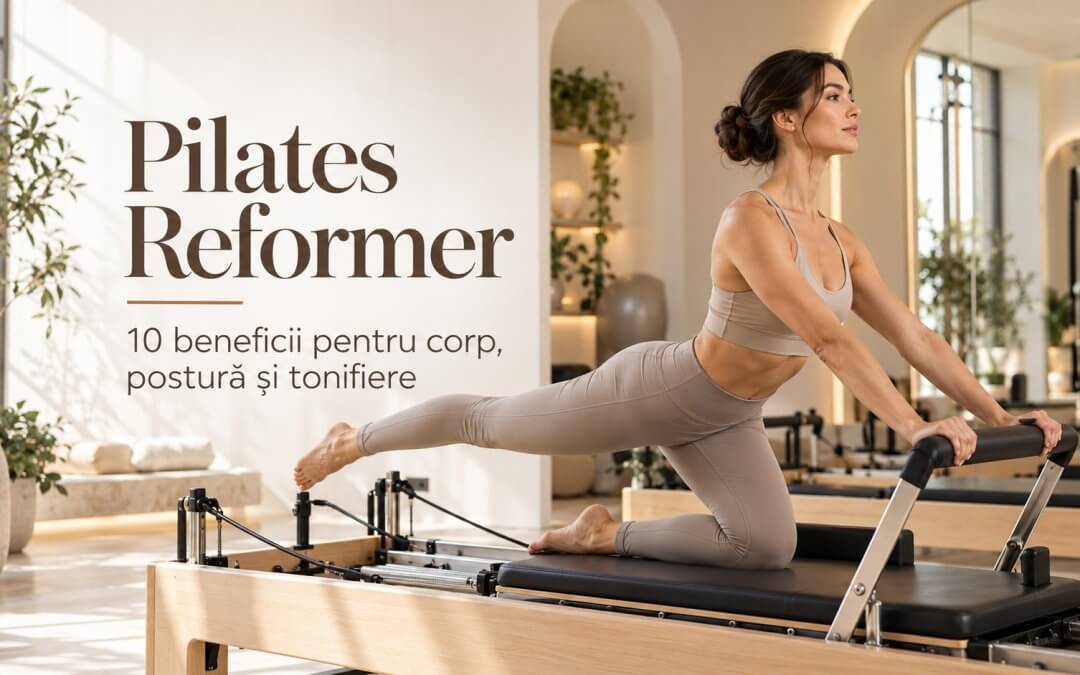 Pilates Reformer: 10 beneficii pentru corp, postură și tonifiere